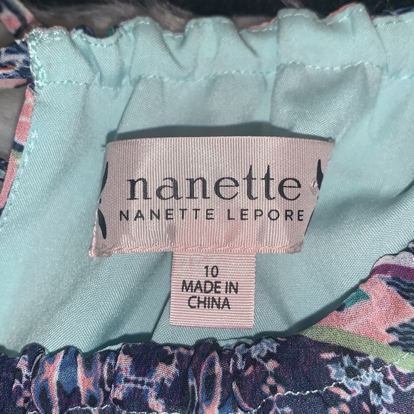 Nanette Lapore Floral Faux Wrap Flowy Dress 10 - Picture 9 of 10